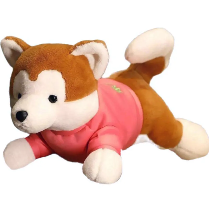 Juguetes de peluche de perro Akita de Japón para niños, animales de peluche realistas, cojín de almohada de Shiba inu, muñecos de regalo para bebés, Peluches