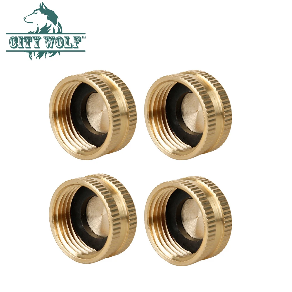 

G3/4 Brass Garden Hose Connector Plug American Style Inlet Outlet Screw Cup High Pressure Washer City wolf