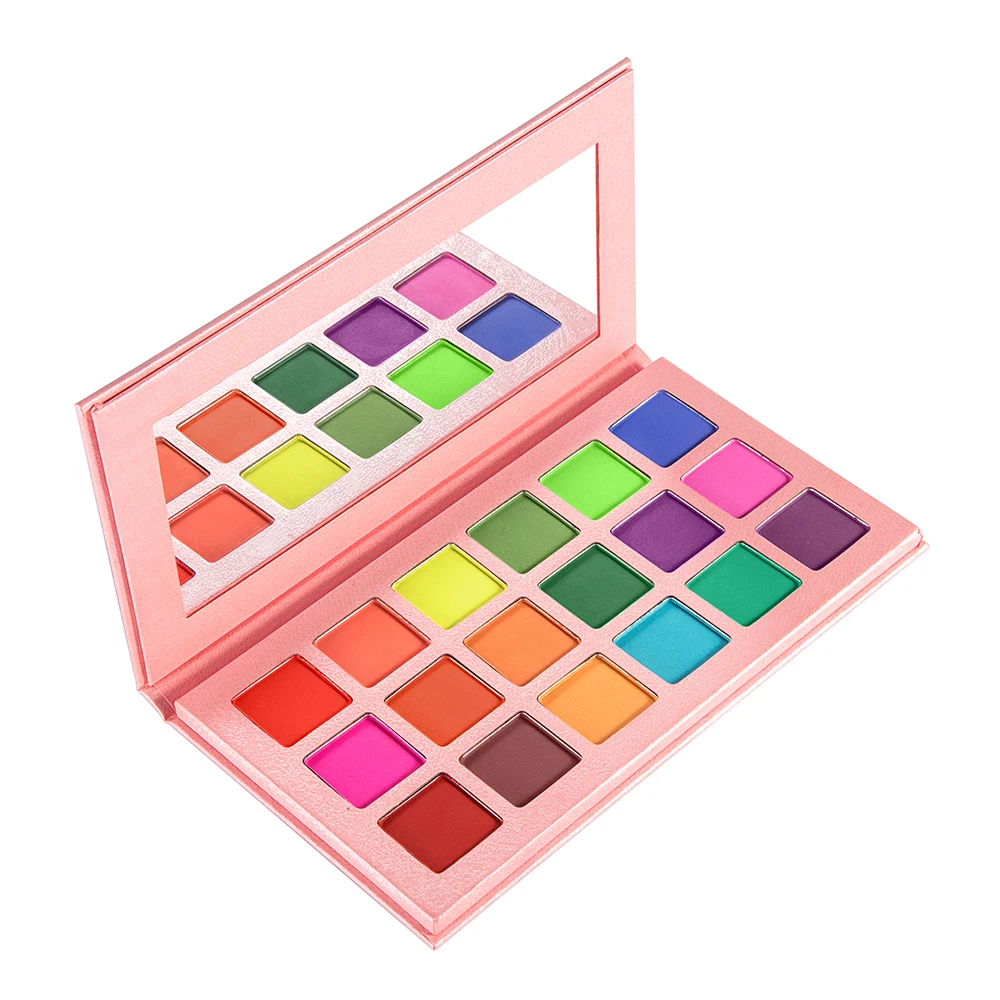 2020 best selling glitter eyeshadow powder palette 18 color matte eye shadow pans shimmer eyeshadow wholesale