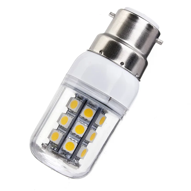27LEDs 3W lampadina a LED B22 SMD5050 lampadina a faretto per illuminazione domestica bianco puro/caldo 12V supporto Dropship