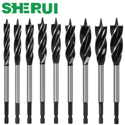 10mm-35mm Twist Drill Bit Set Wood Fast Cut Auger Carpenter Joiner Tool Drill Bit For Wood Cut Suit for woodworking