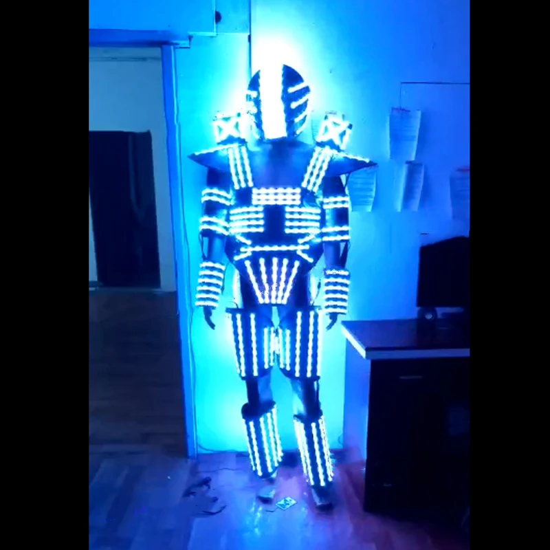 LED Robot suits/ LED robot Costume /Light suits/ The programming controller sets the helmet