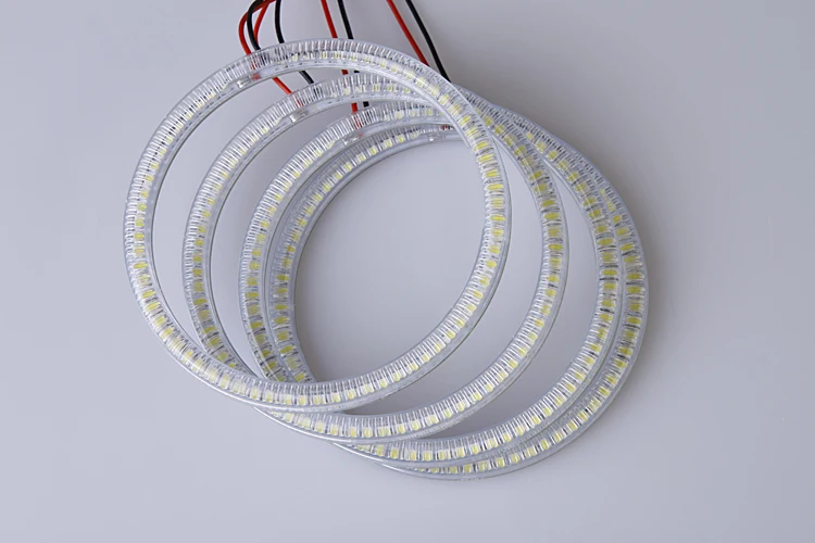Excellent SMD 5050 LED white headlight  angel demon eyes kit for bmw E30 E32 E34 1984 1985 1986 1987 1988 1989 1990