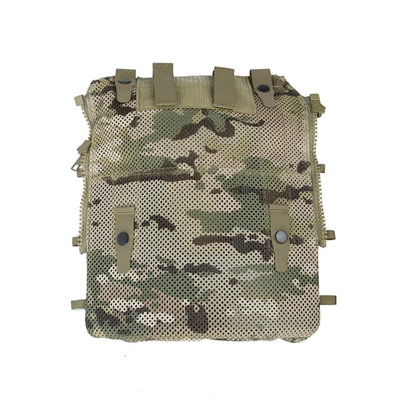 TMC Tactical Vest Zipper Pouches Bag 500D Multicam for Airsoft Tactical Vest Zip Panel Back Pack NG Ver Free Shipping