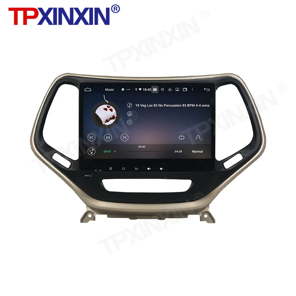 Android 10 4G+128GB For JEEP Cherokee 2014 2015 - 2020 Car DVD Radio Recorder Multimedia Player Stereo Head Unit GPS Navigate