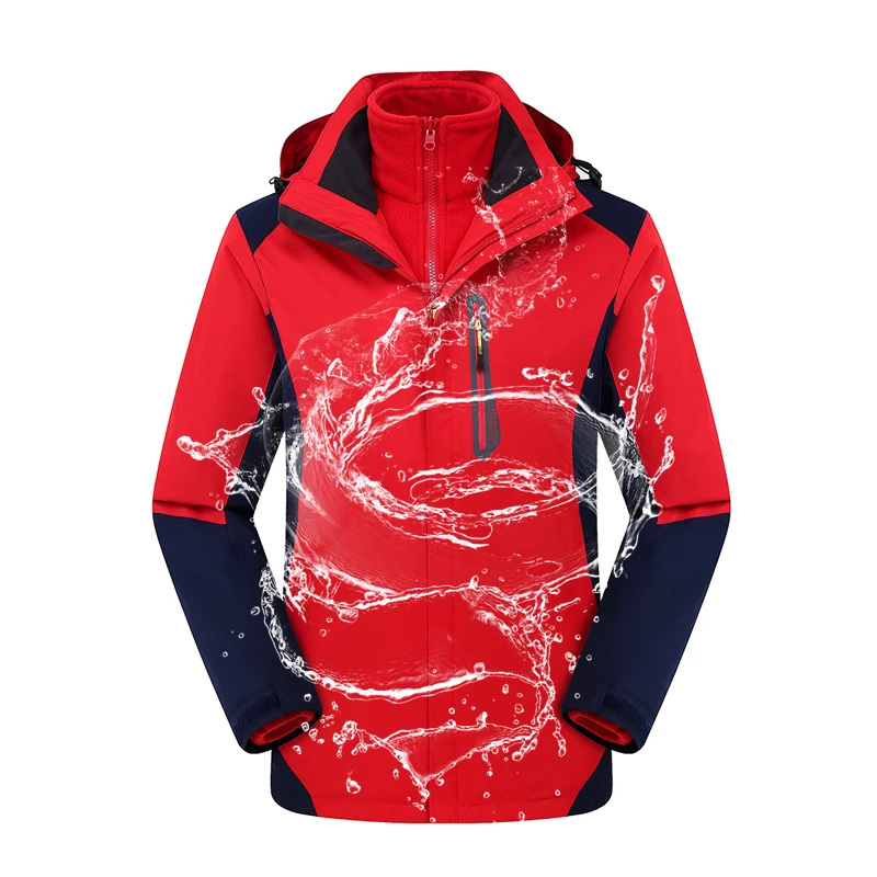 Traje de esquí grueso y cálido para mujer, pantalones de esquí al aire libre, impermeable, a prueba de viento, chaqueta de Snowboard, traje de