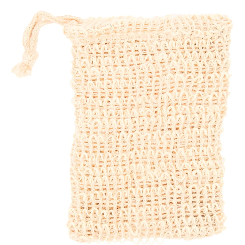 

Shower Bath Sisal Soap Bag Natural Sisal Soap Bag Exfoliating Soap Saver Pouch Holder 50Pcs Retail