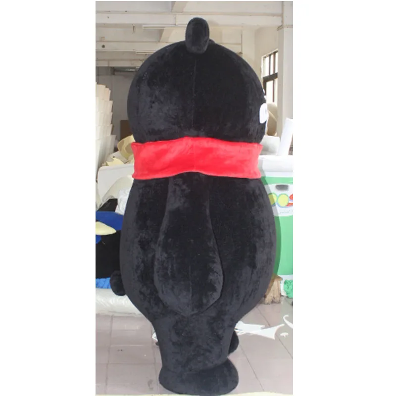 2M Inflatable Fat Black Bear Mascot Costume Suits Cosplay Party Game Dress Outfits Advertising Halloween Xmas Easter Adult