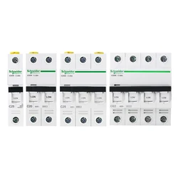 Schneider Circuit breaker Air switch IC65N C25 1P+N C20A 2P 3P C25A 3P C63A 4P 1A 2A 4A 6A 10A 16A 20A 25A 32A 40A 50A 63A