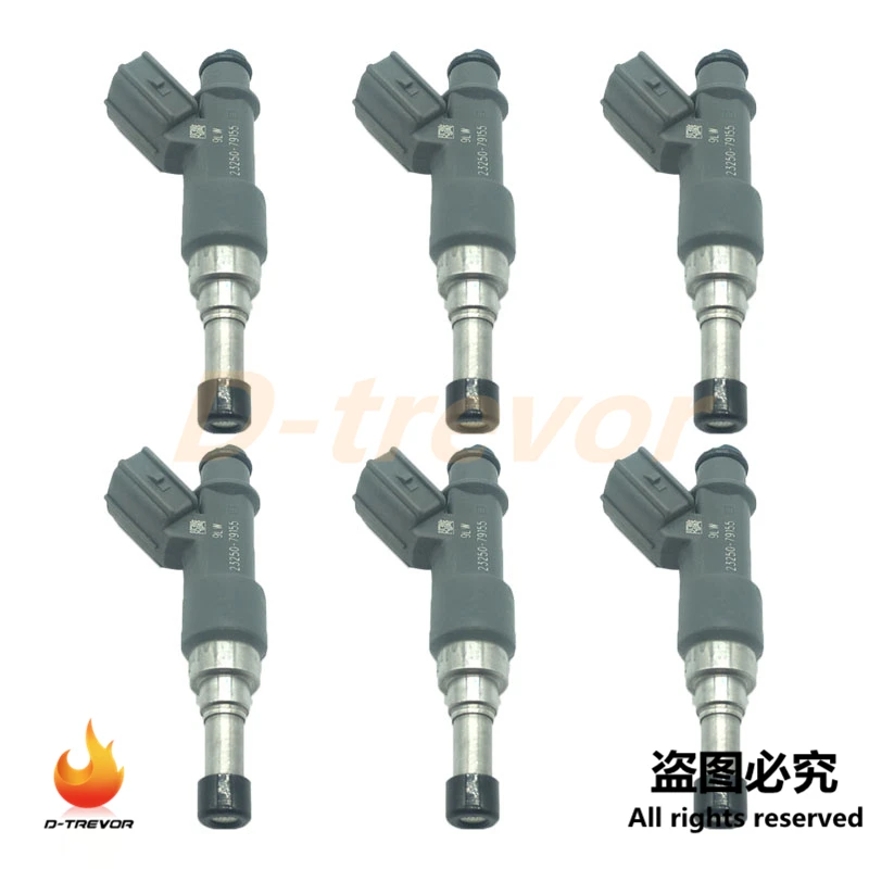 

6PCS 23250-79155 Fuel Injector NozzleFor Toyota 4Runer Tacoma 2.7L 2005-2014 23209-75100