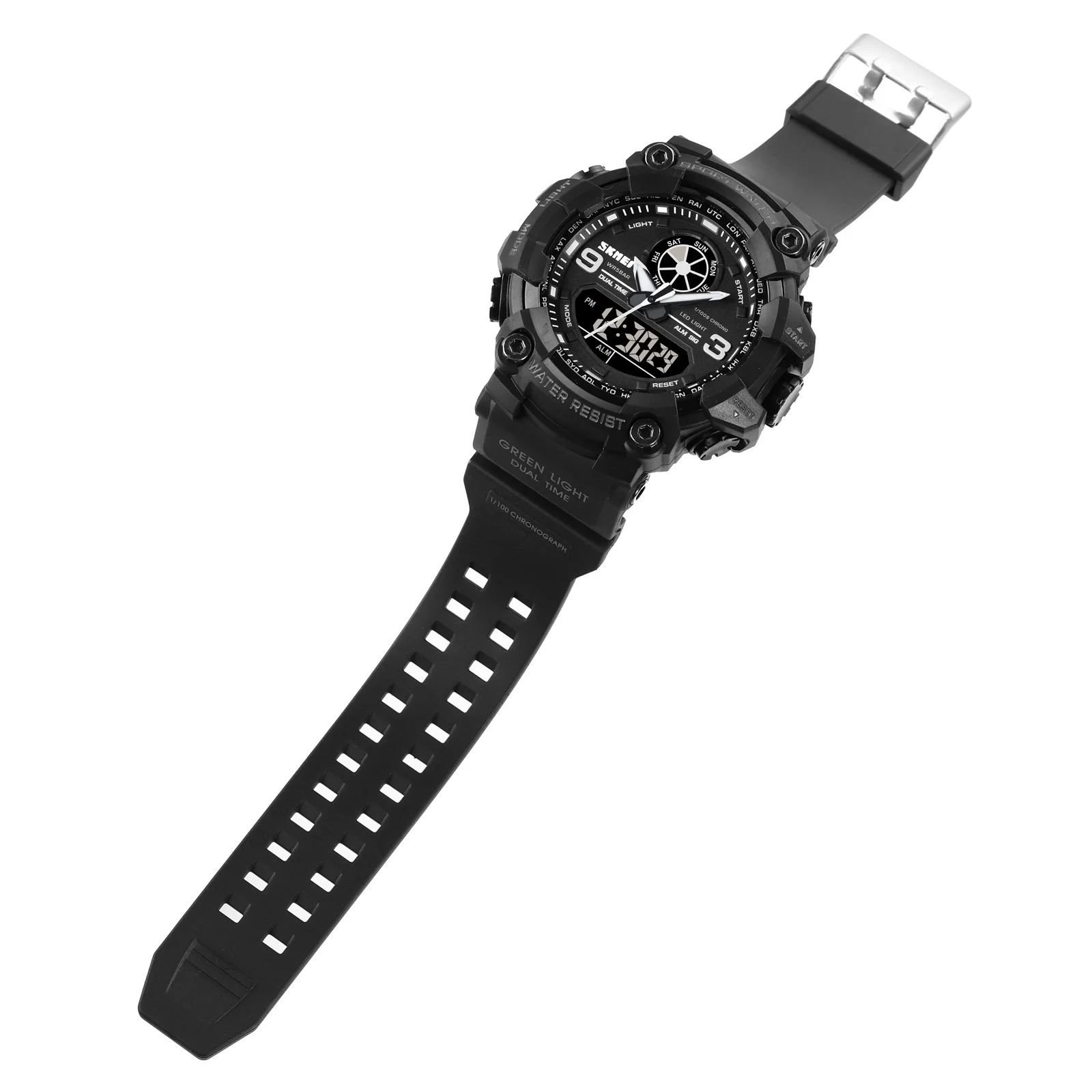 SKMEI Brand Men Sport Watches Fashion Outdoor Shockproof Waterproof Military Chrono Alarm Digital Quartz Wristwatches Clock Man