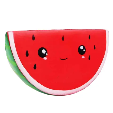 Jumbo Kawaii Watermelon Squishy Simulated Fruit Slow Rising Bread Scented Squeeze Toy Stress Relief for Kid Xmas Gift