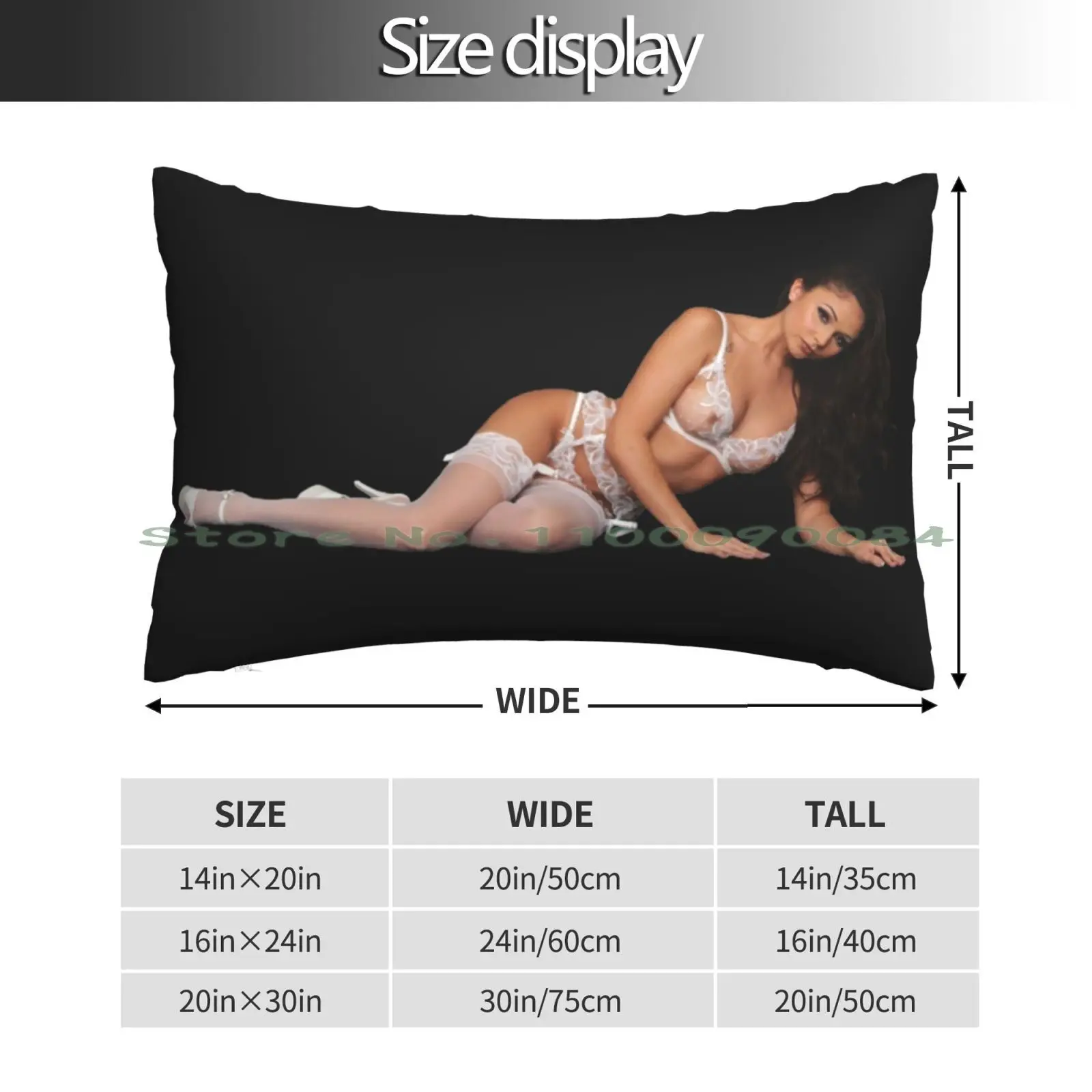 Ariana Marie Poses Very Sexy-Female Erotic Art Photography Pillow Case 20x30 50*75 Sofa Bedroom Pattern Buildings De Jouy City