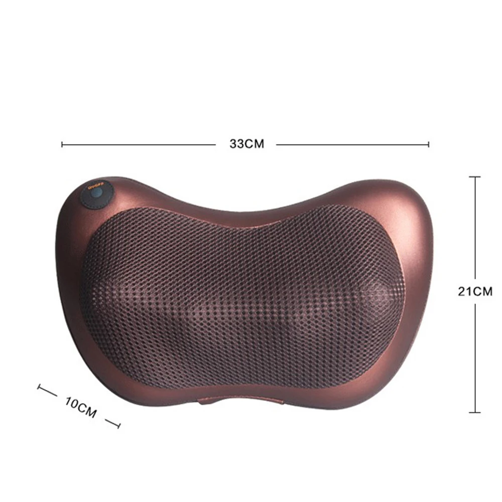 Rotating Shiatsu Massage Pillow Backrest Waist Cervical Pillow Household Car Electric Shiatsu Massager Back Massage Pillow