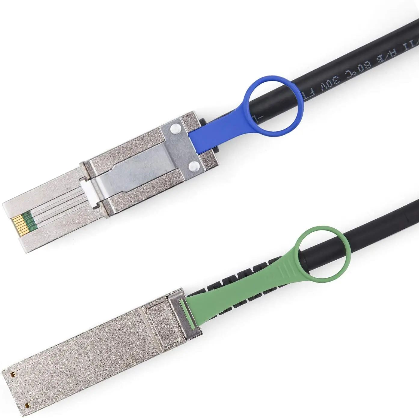 Imagem -02 - Qsfp Sff8436 Ddr Híbrido Sas Cabo Sff9088 m 33ft 100-ohm