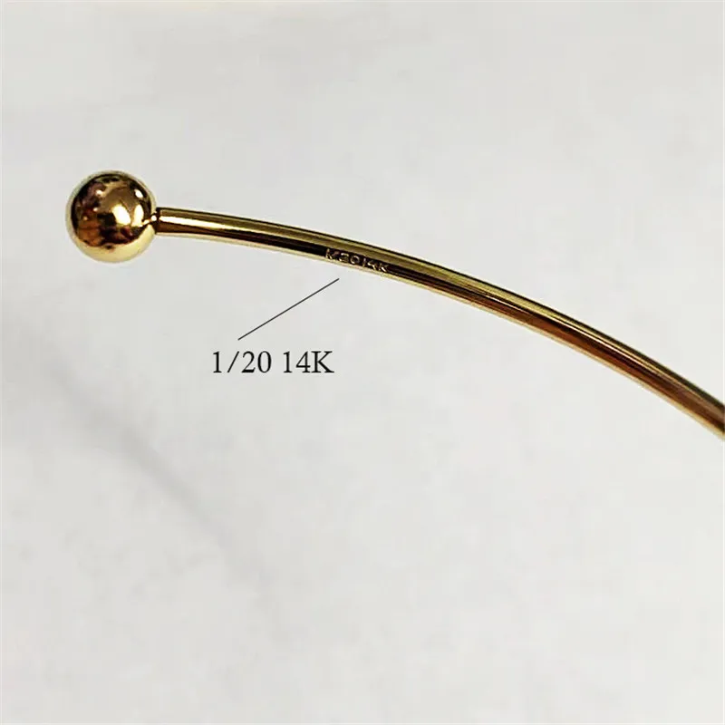 14K Goldfilled 7 Zoll Flex-Armreif 2,3mm mit Gewindekugeln Armband Handgemachter Schmuck Boho Charms Armbänder DIY Schmuckzubehör – Detail 15