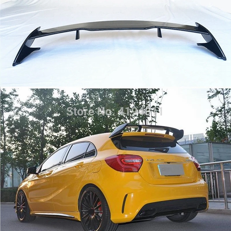 ABS Paint Black Red Color Rear Spoiler Wing For Mercedes Benz A Class W176 A160 A180 A200 A250 A45 AMG 5door Hatchback 2013-2018