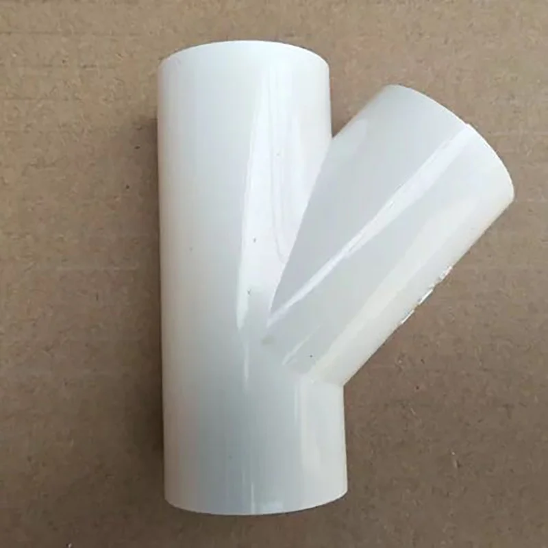 Standard PVC Schräge T-stecker 45 Grad Stecker 45 Grad Diagonal Stecker 32mm 20mmY Typ Stecker 1Pcs