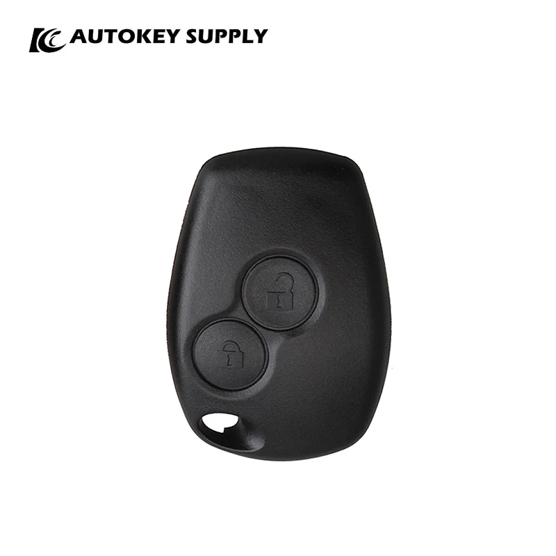 Autokeysupply AKRNS220 2 Button Remote Key Shell, Head Only For Renault