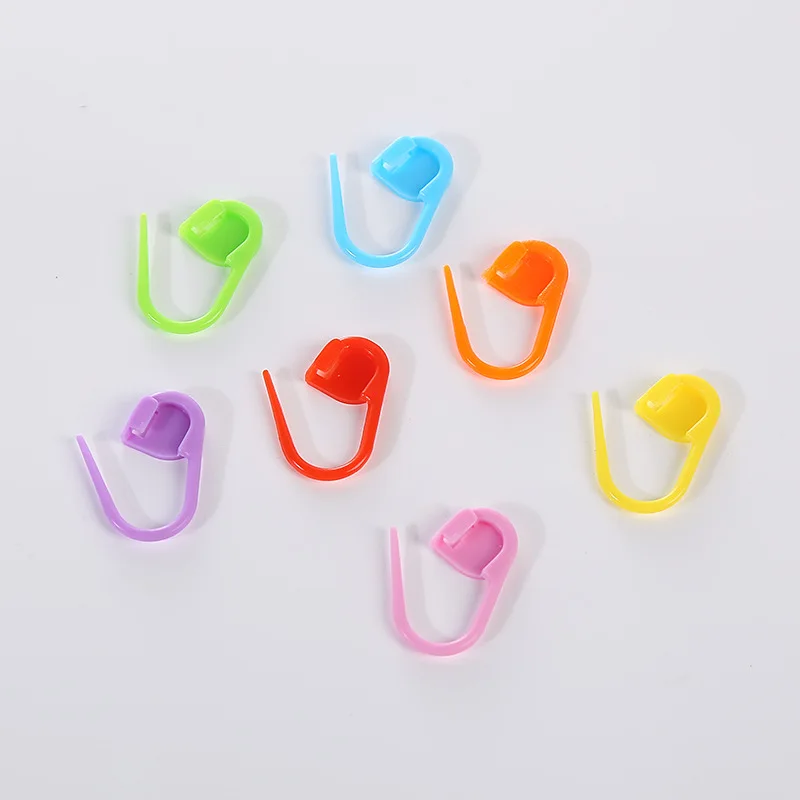 10-50Pcs Colorful Plastic Knitting Needles Crochet Locking Stitch Markers Crochet Hook Latch Knitting Clip Sewing Tools