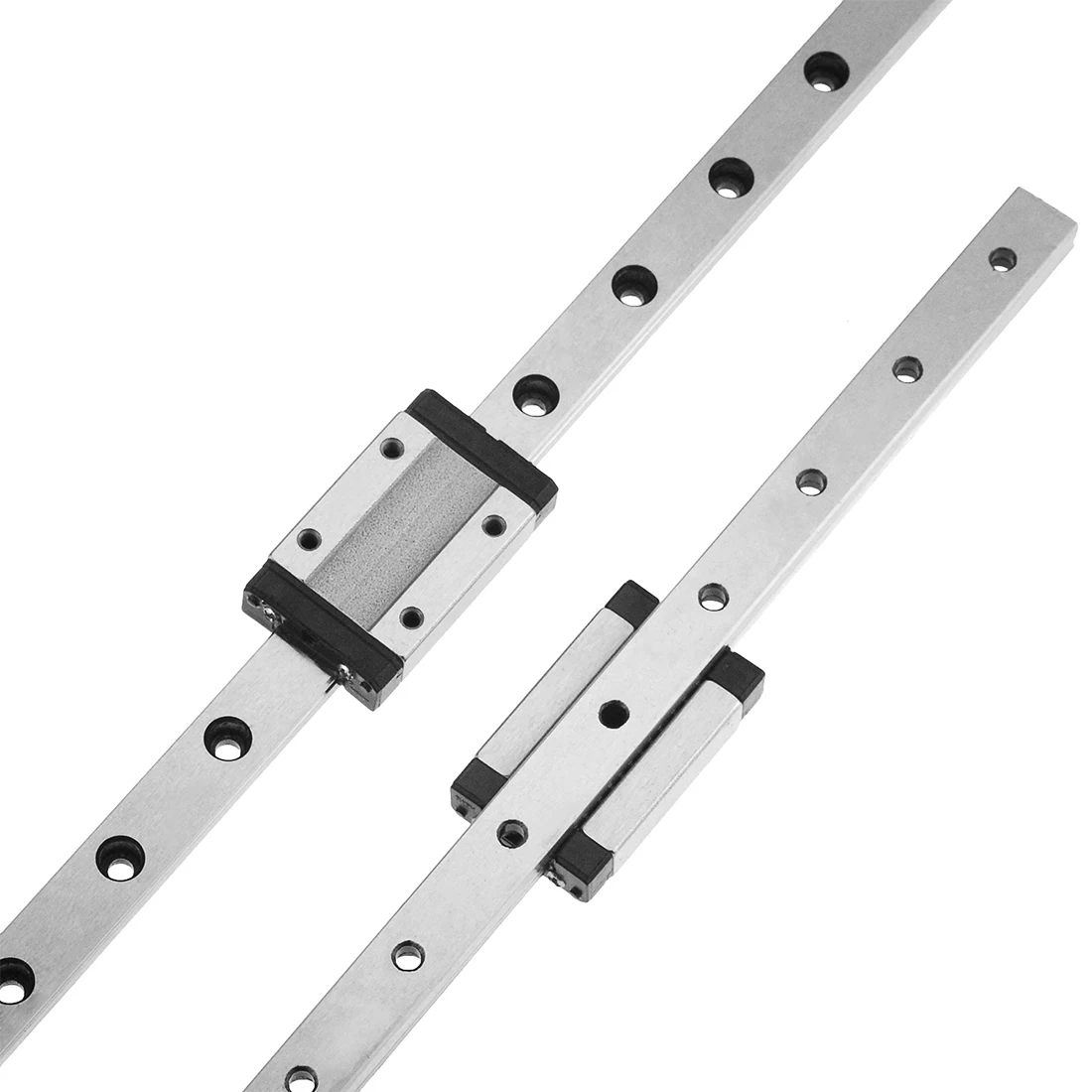 1PC MGN7C MGN7H MGN9C MGN9H MGN12C MGN12H MGN15C MGN15H Linear Rail Guide 150mm 400mm with 1PC Black MGN Slider