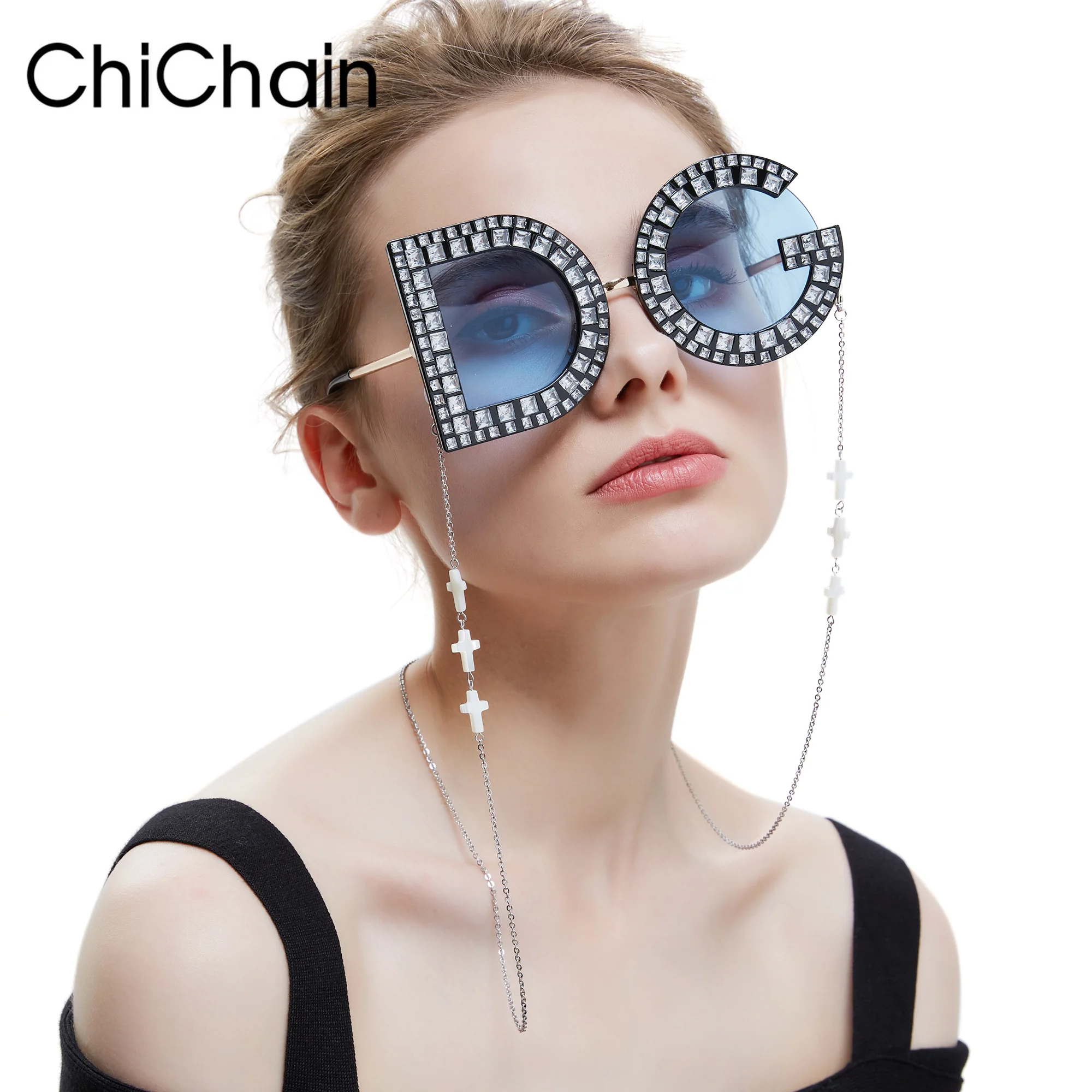 2 Colors Mixed Eyeglasses Strap 80cm Reading Glasses Chain Spectacles Sunglasses Eyewear Chain Neck Cord Strap Rope