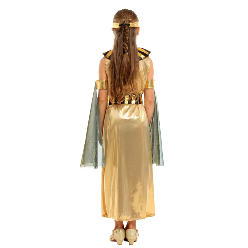 Girl Carnival Purim Greek Goddess A-thena Costume Halloween Empress Rome Cosplay Fancy Party Dress