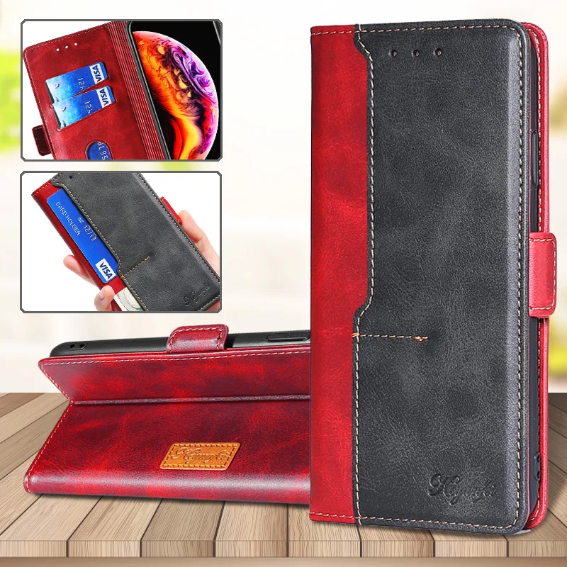 For Xiaomi Redmi K30 5G K20 Pro Zoom Y3 Luxury Splice Card Holder Flip Phone Leather Case Wallet Magnetic Stand Cover