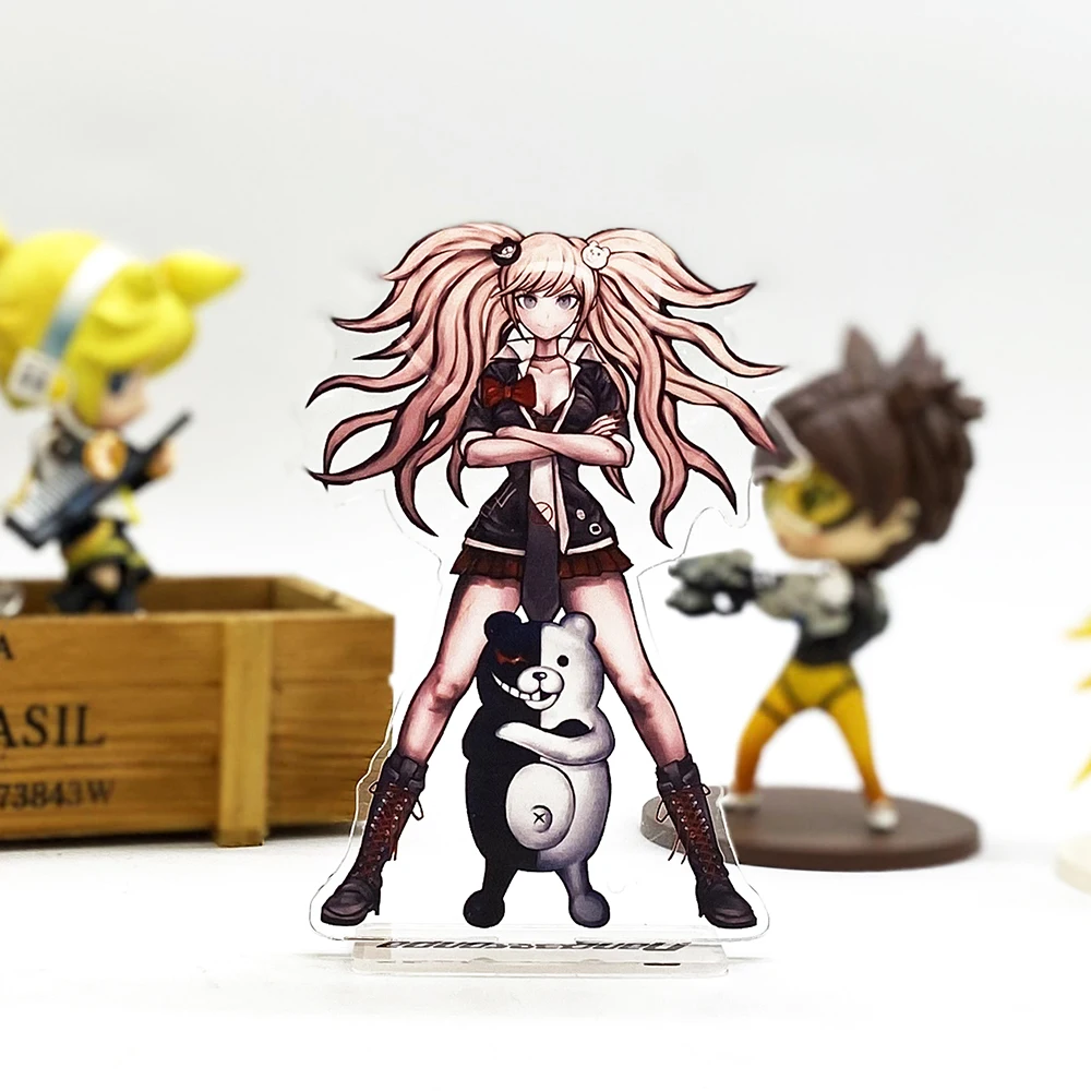 Danganronpa Enoshima Junko Monokuma HM acrylic stand figure model plate holder cake topper anime Japanese