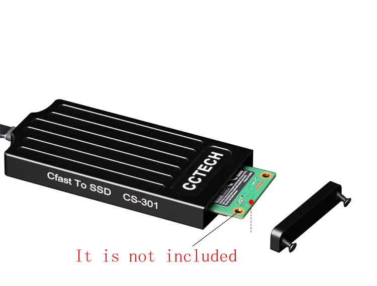 CFAST-محول بطاقة SSD ، لـ MSATA URSA CANON C200 CANON URSA Mini 1DX II XC10 Z CAM E2 4K