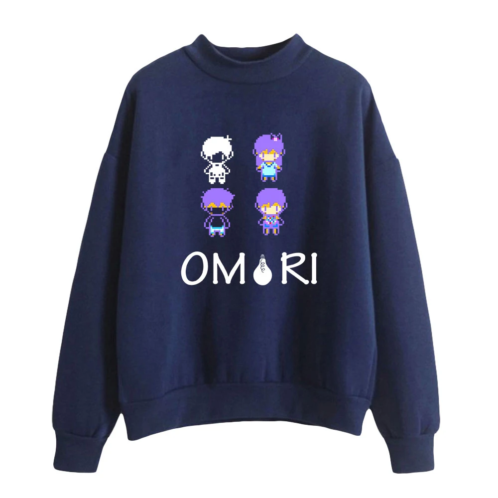 Omori – sweat-shirt à col roulé et manches longues pour homme et femme, vêtement décontracté, à la mode, offre spéciale