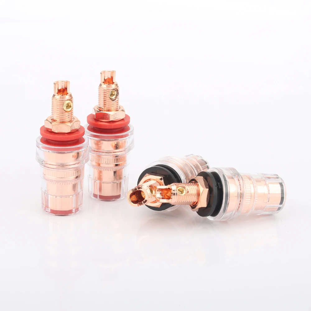 AUDIOCRAST B001 pure copper 99.998% Binding posts speaker connectors Pure copper binding post