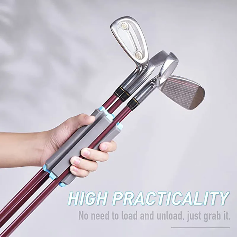 Golf Club Carrier, Golf Bag Tubes Organizer Stand for Holding 6 Golf Clubs