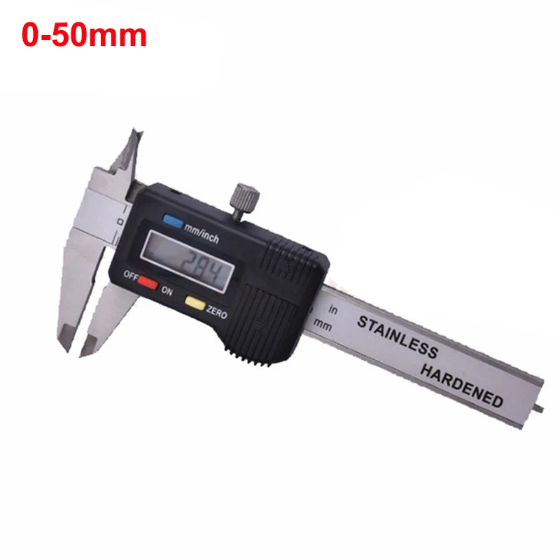 Stainless Steel Digital Caliper mini Pocket 50mm 70mm 100mm Thickness Gauge Electronic Vernier Caliper Slider Caliper Gem Tool