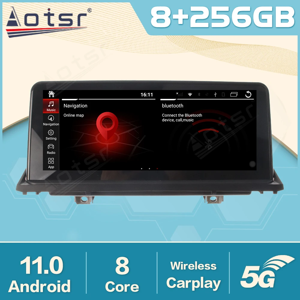 

Android 11 8+256G Multimedia Player For BMW X5 X6 E70 E71 2007 - 2012 2013 Car Auto Radio Stereo GPS Navigation Unit 2Din DSP