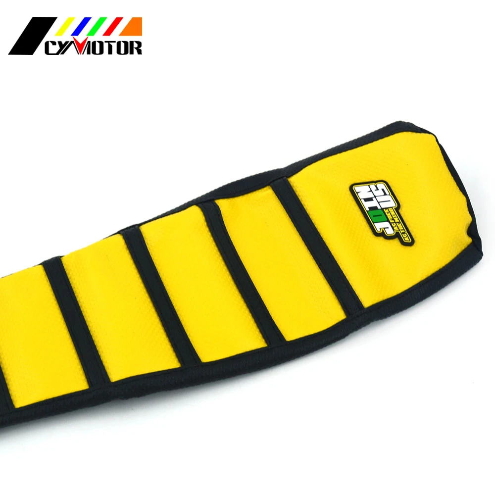 Motorcycle Leather Gripper Soft Seat Cover For SUZUKI DRZ400 RM85 RM125 RM250 RMZ250 RMZ450 DRZ 400 RM 85 125 250 RMZ 450