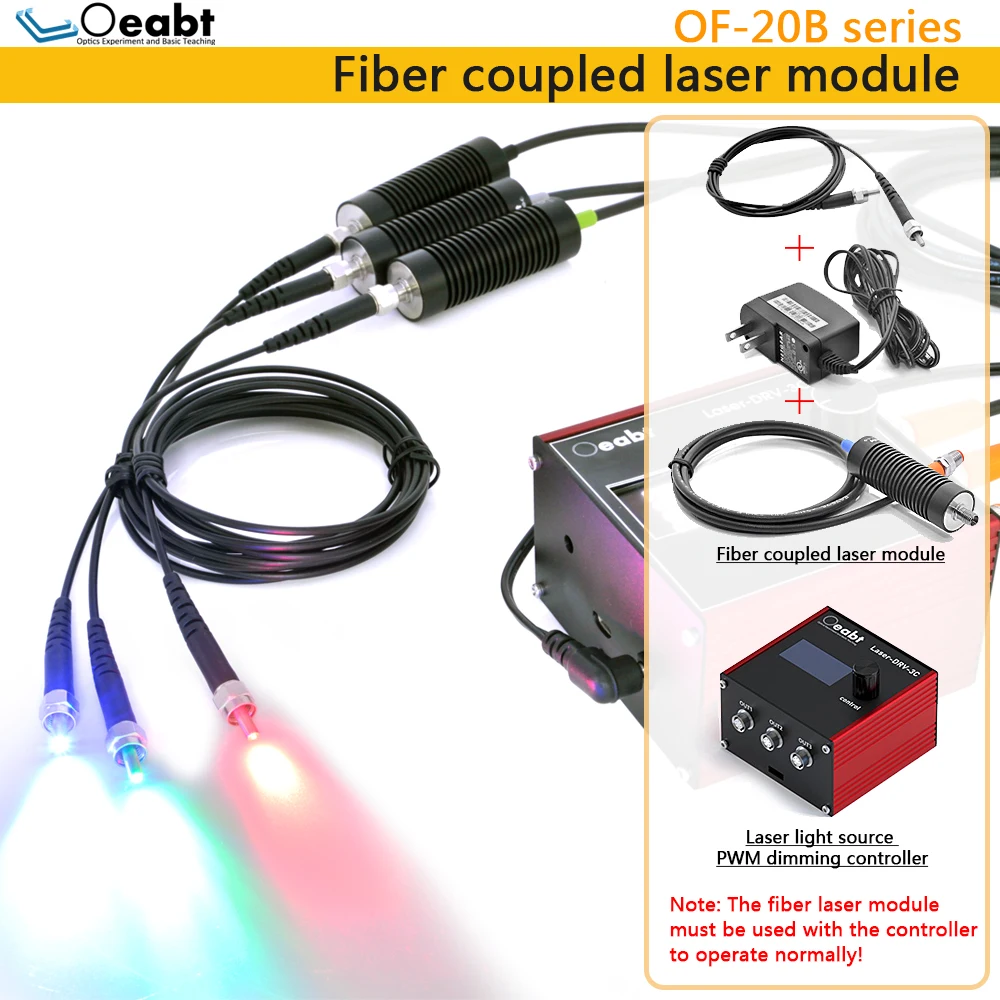 Imagem -02 - Módulo do Laser da Fibra com Núcleo da Relação do Sma Série do Of20b Laser Acoplado mw 10 mw 20mw