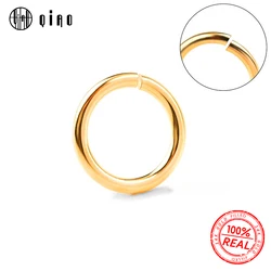 10pcs 0.5/0.64/0.76/0.81mm 14K Gold Filled Open Jump Rings 14K Gold Split Ring for Making Keychains & Bracelet Jewelry Findings