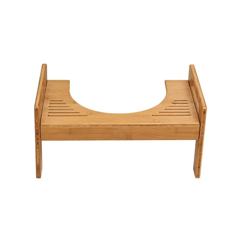 Thickened Bamboo Toilet Footrest Stool Squat Stool Child Pregnant Women Toilet Stool Bath Shower Chair Furniture Foot Stool