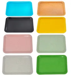 Biodegradable Rolling Tray Cigarette Tobacco Tray Discs Plate Hand Roller Pipe Smoking Accessaries