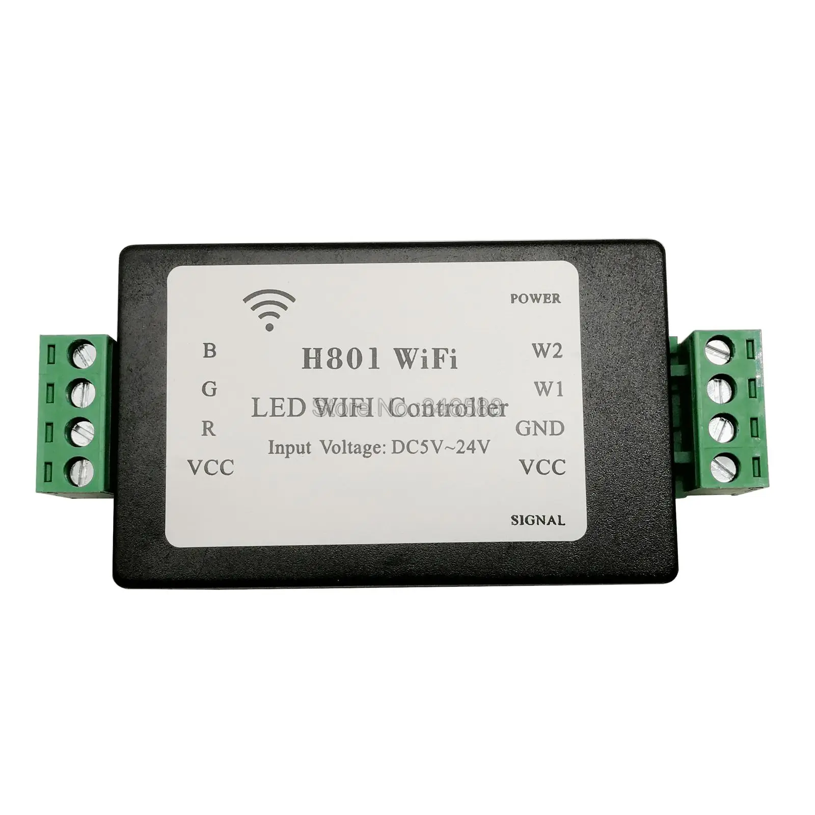 H801 RGBW WiFi LED Controller per RGBW led Strip Light tape DC5-24V input; Uscita 4CH * 4A