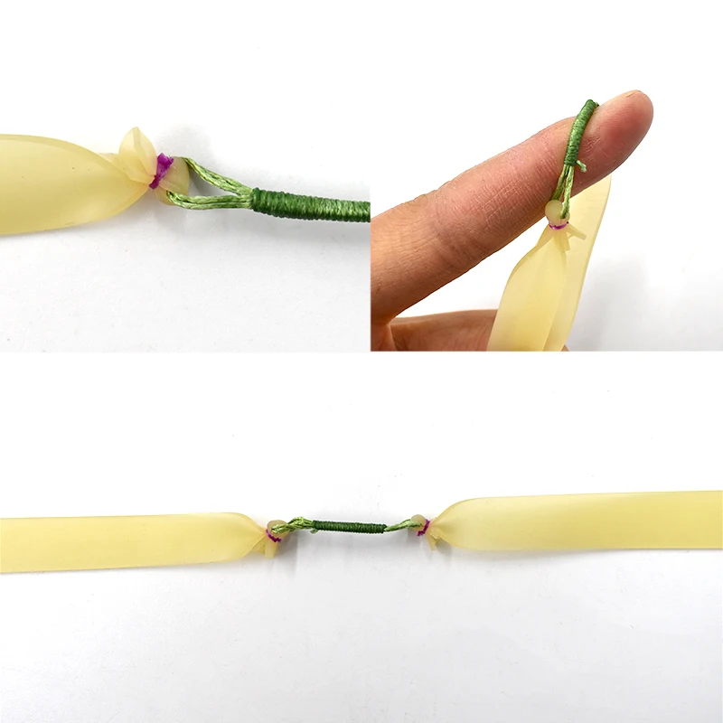 Slingshot Big Power Extended Rubber Band for Outdoor Fishing with Darts Shooting Hunting Flat Rubber Band Thickness 1mm