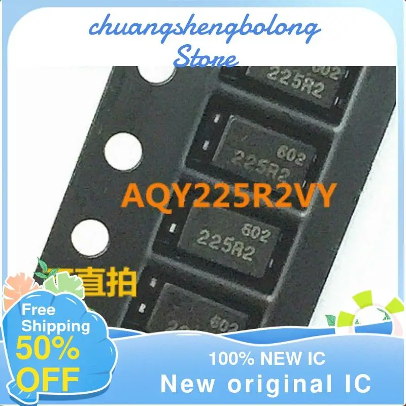 

10PCS AQY225 AQY225R2V 225R2 SSOP-4 New original IC