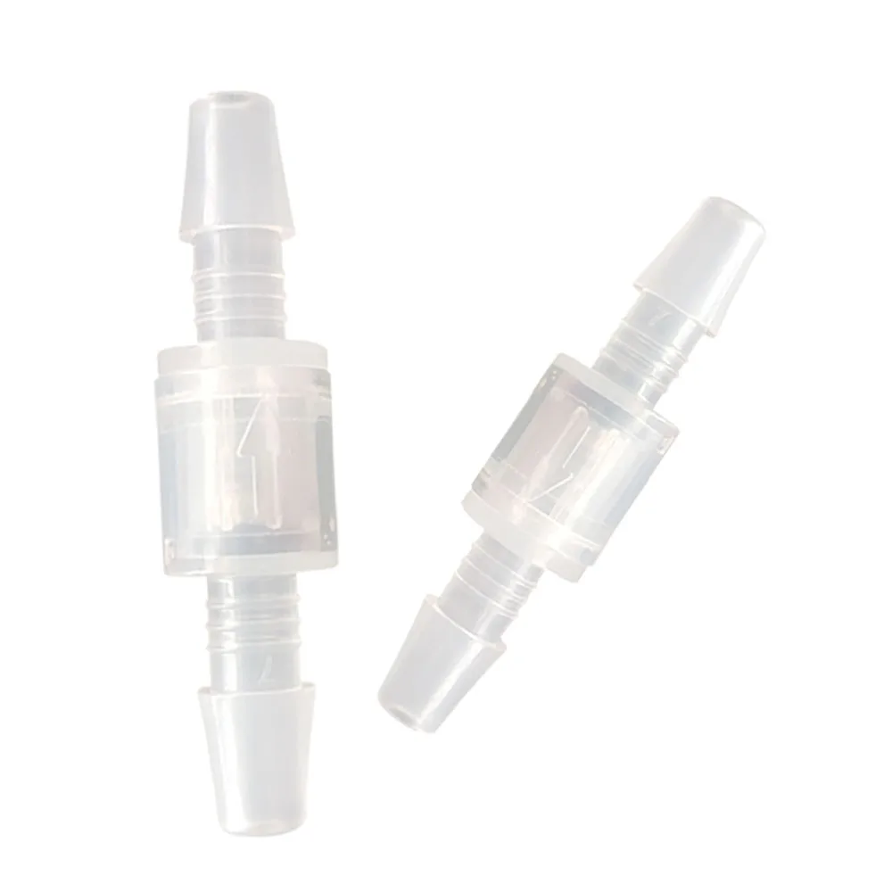 1/4 "Mùa Xuân Kiểm Tra Van Không Trở Về Van Nhựa PP Van Đầu Nối Nhựa