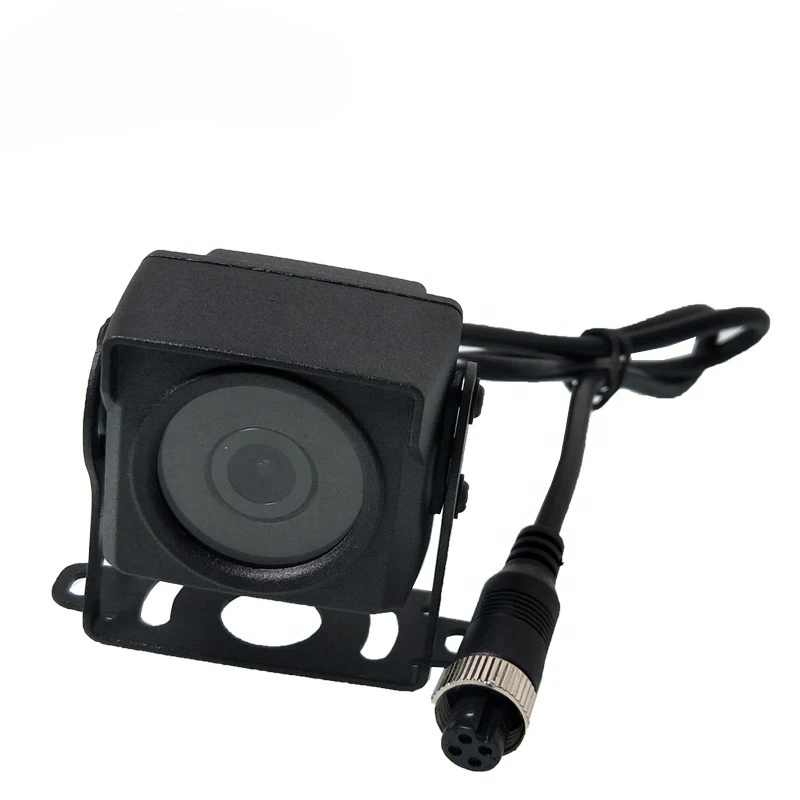 The new plastic filling small square reversing car camera AHD matt high-definition night vision 360-degree panoramic camera