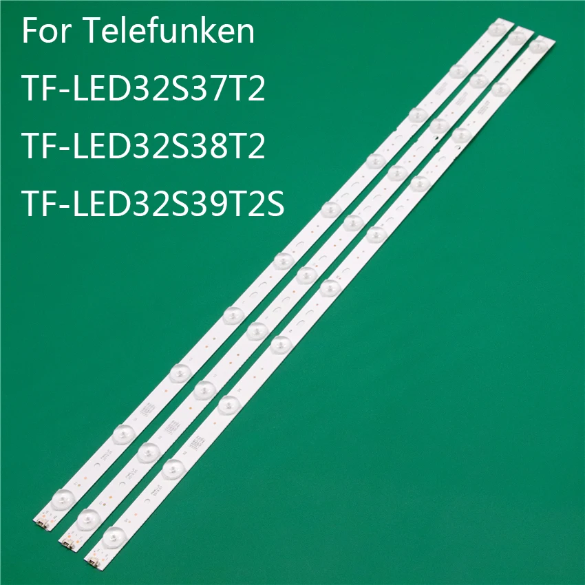 New LED TV Illumination For Telefunken TF-LED32S37T2 TF-LED32S38T2 TF-LED32S39T2S LED Bar Backlight Strip Line Rulers 32PAL535