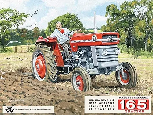 

Massey Ferguson-cartel de 8x12 pulgadas, cartel de Metal Vintage,divertida de pared, placas personalizadas para interior, y Bar