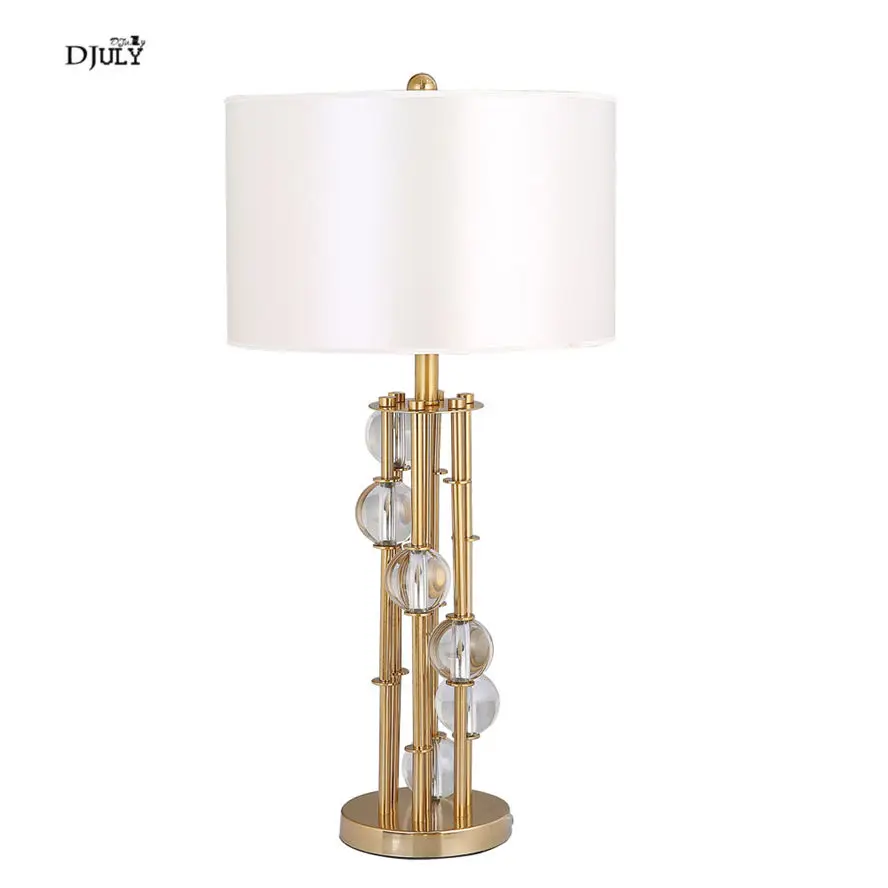 

Postmodern Crystal Table Lamps Model Room Study Living Room Bar Bedroom Bedside Lights Corridor Indoor LED Luxury Table Lights