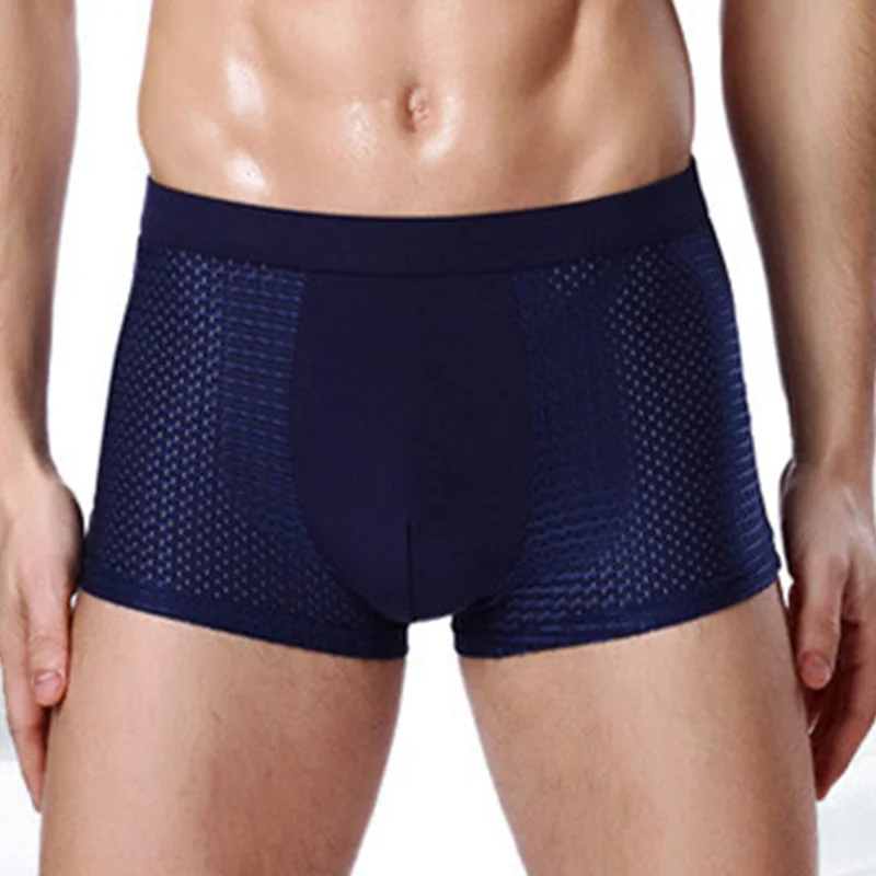 Mesh Men Underwear Boxer Softe Male Panties Men\'s Underwear Boxers Breathable Man Underpants Comfortable Shorts