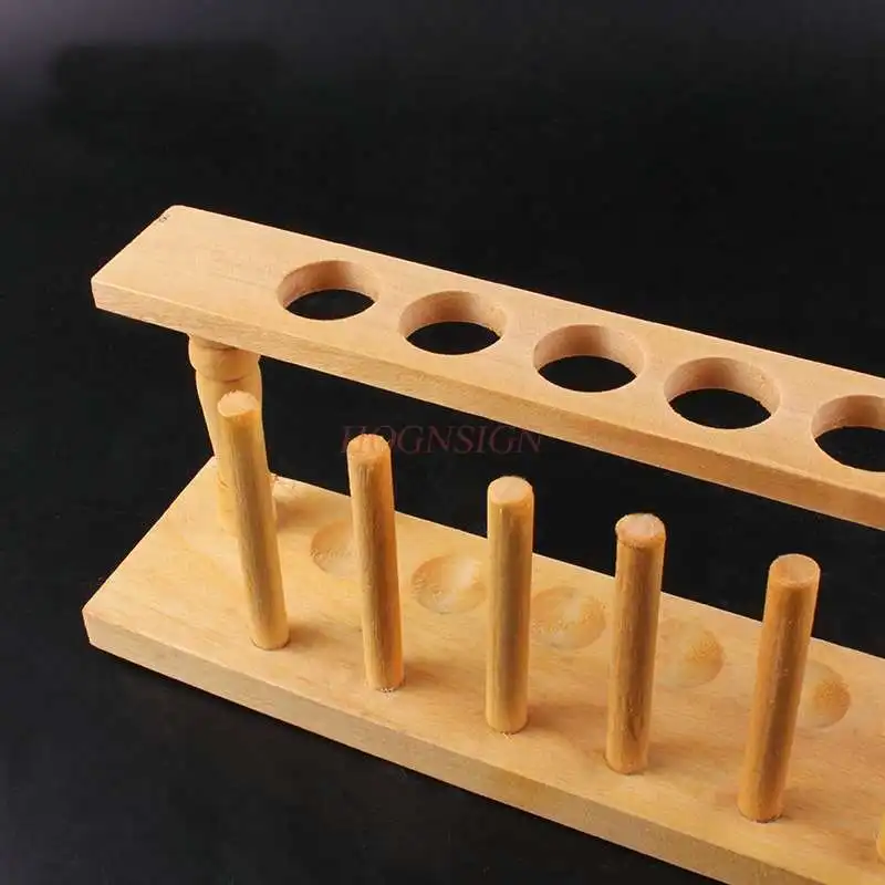 Reagenzglas Rack Labor Reagenzglas Rack Holz Holz Reagenzglas Rack 6 Löcher 8 Löcher 12 Löcher Durchmesser 2,2
